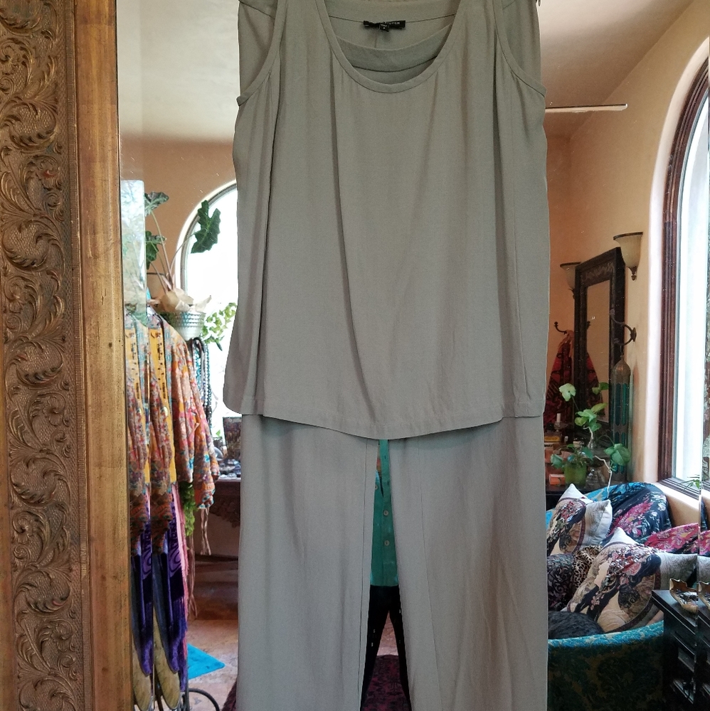 EILEEN FISHER SILK PANT SET